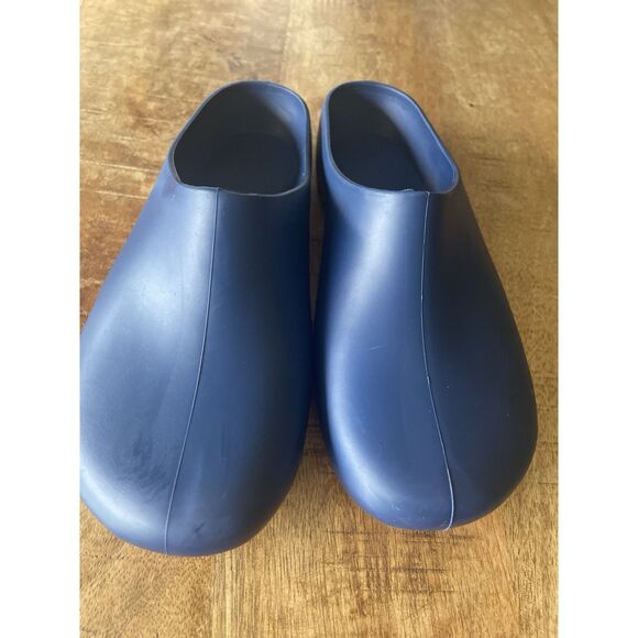 Sloggers Navy Blue Rubber Garden Clogs Women’s Size 9 Made in USA - Picture 2 of 8